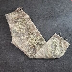 Cabelas Outdoor Gear‎ Cargo Pants 40 Regular Brush Camo Hunting Cotton Blend